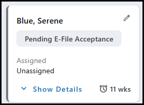 Gray status with gray border